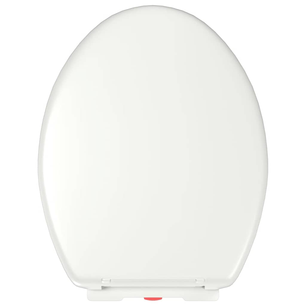 Toilettensitz mit Absenkautomatik und Quick-Release-Design Weiß