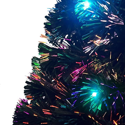 Vorbeleuchteter Weihnachtsbaum mit Ständer und LED 180 cm Glasfaser