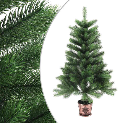 Künstlicher Weihnachtsbaum Naturgetreue Nadeln 90 cm Grün