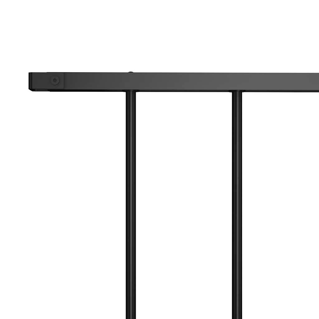 Zaunelement Woerden Pulverbeschichteter Stahl 1,7 x 1,17 m Schwarz