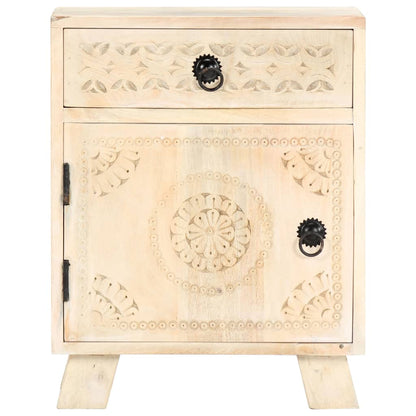 Nachttisch 40 x 30 x 50 cm Massivholz Mango