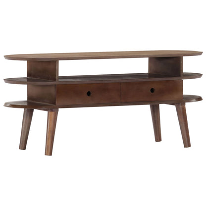 TV-Schrank 110×35×50 cm Massivholz Akazie