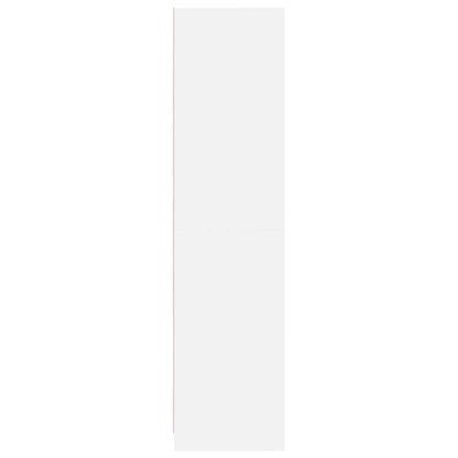 Kleiderschrank Weiß 50x50x200 cm Holzwerkstoff