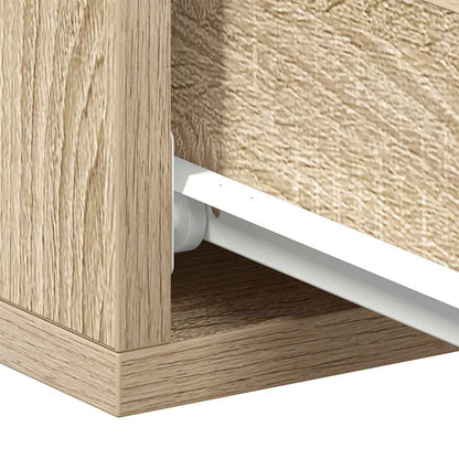 Hängende Nachttische 2 Stk. Sonoma-Eiche 40x30x15 cm