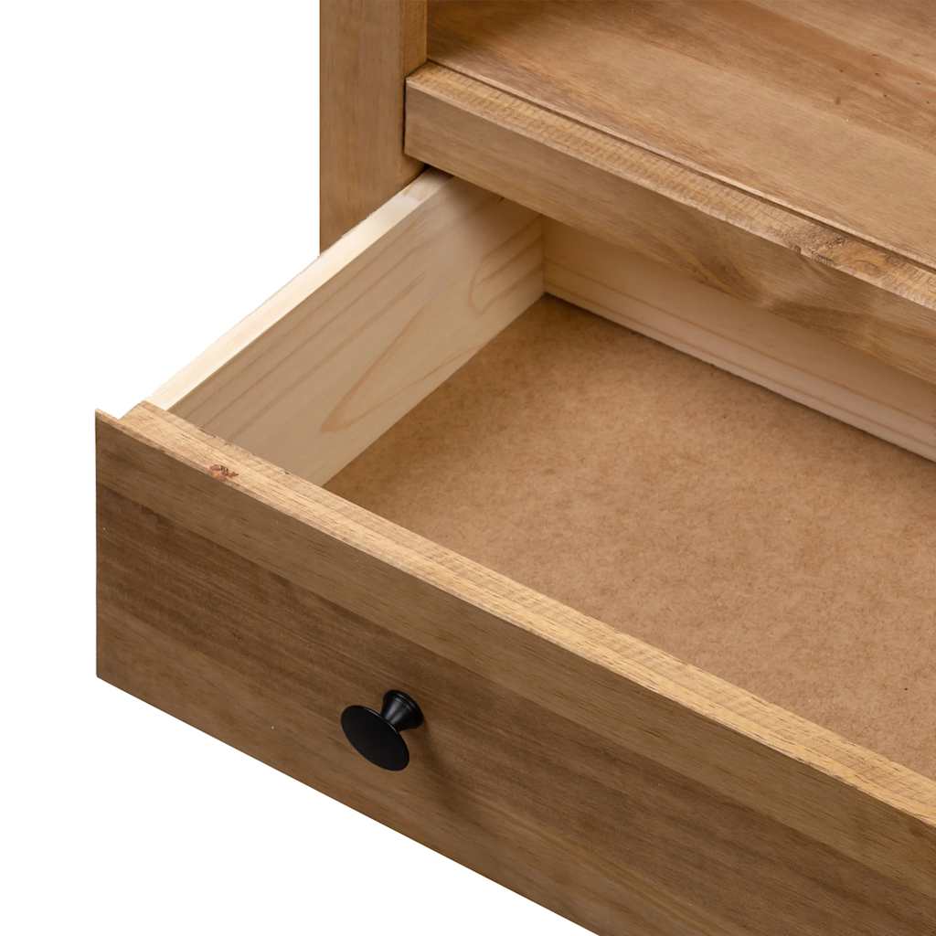 Bücherregal 80 x 35 x 110 cm Massivholz Panama-Kiefer