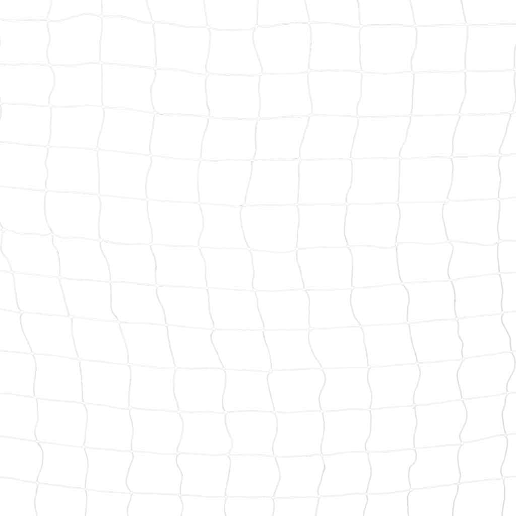 Fußballtor 300 x 200 x 90 cm Metall Schwarz und Weiß