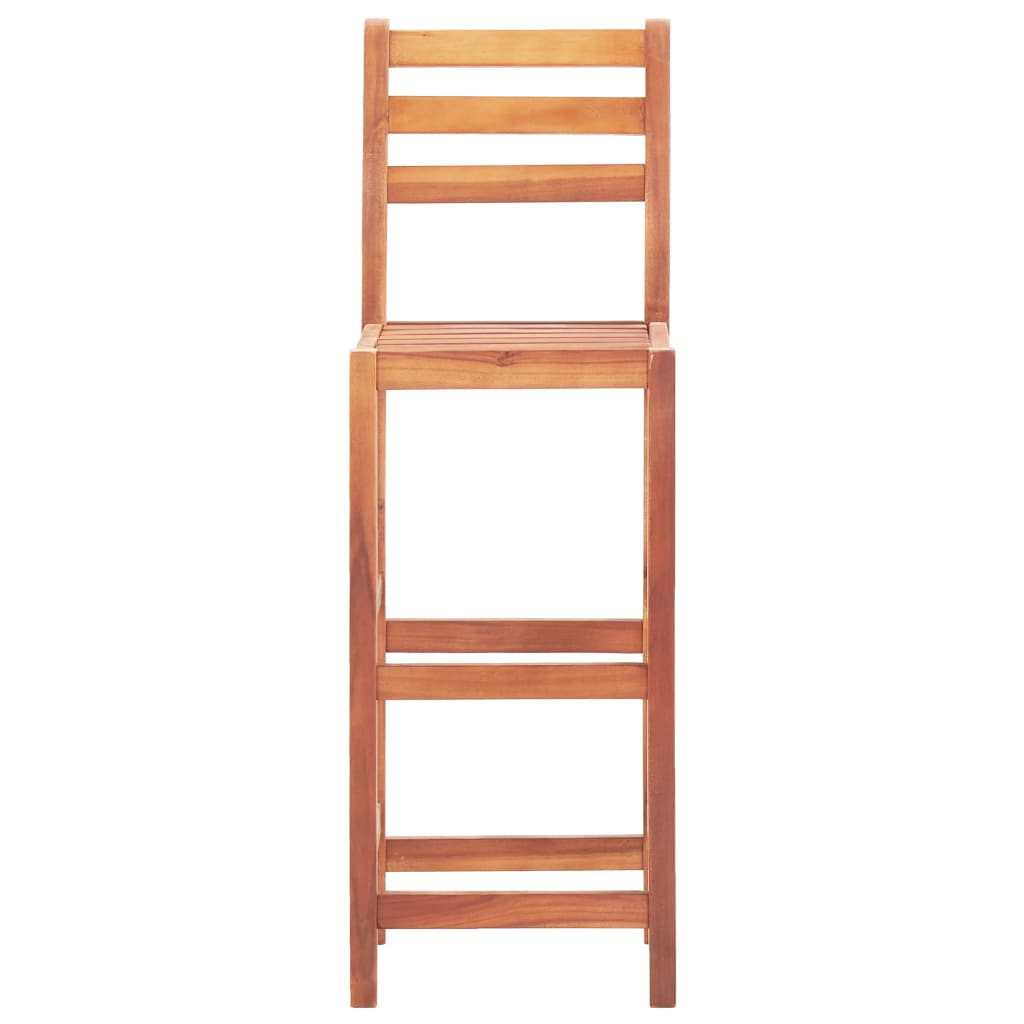 Barhocker 4 Stk. Massivholz Akazie