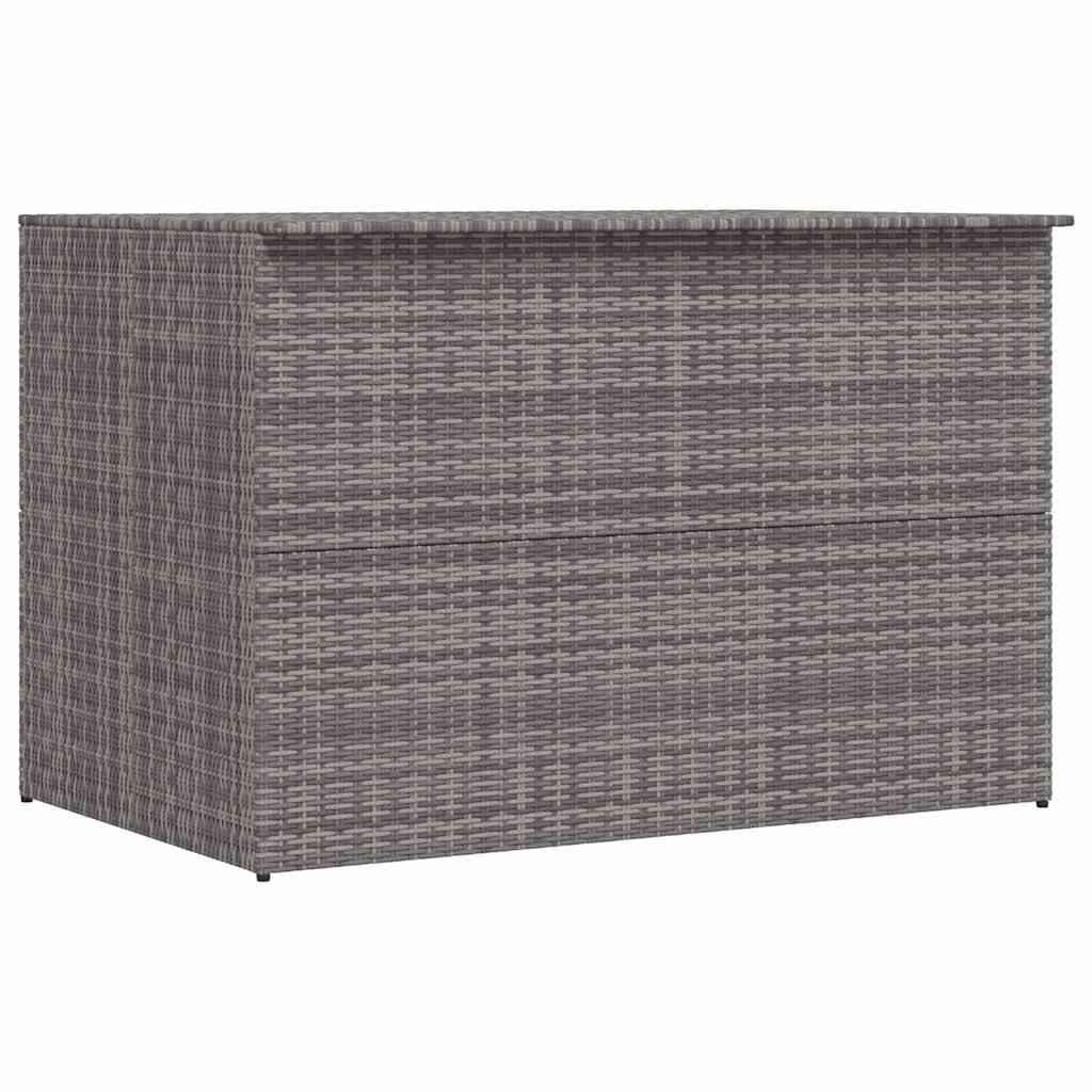 Garden-Auflagenbox Grau 150x100x100 cm Poly Rattan