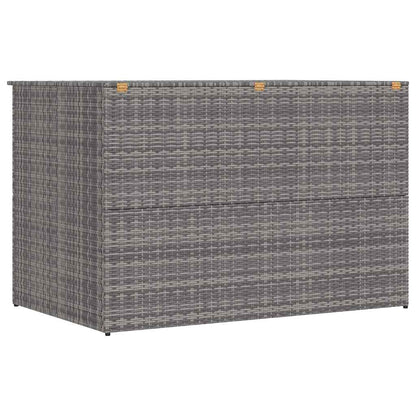 Garden-Auflagenbox Grau 150x100x100 cm Poly Rattan