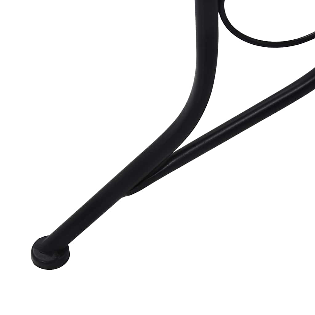 Mosaik-Bistrotisch Grau 60 cm Keramik