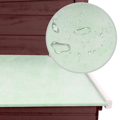 Garten-Hühnerstall mit 1 Legenest Braun Holz