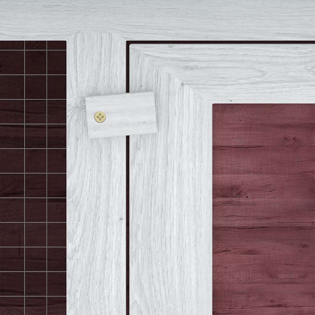 Kleintier-/Kaninchenstall 2 Etagen Braun Holz