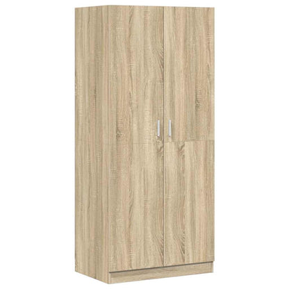 Kleiderschrank Sonoma-Eiche 80x52x180 cm Holzwerkstoff
