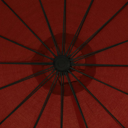Ampelschirm Terrakottarot 3 m Aluminium-Mast