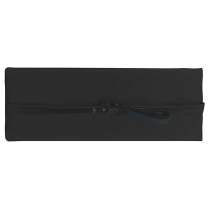 Kopfstütze für Liegestuhl Schwarz 40 x 7,5 x 15 cm Textilene