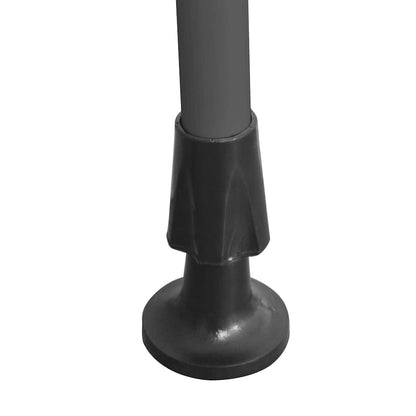 Einziehbare Markise Handbetrieben mit LED 100 cm Blau und Weiß