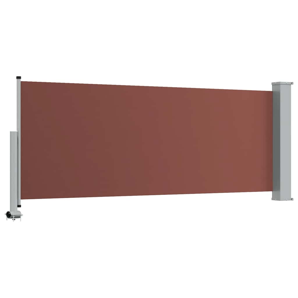 Ausziehbare Seitenmarkise 100x300 cm Braun