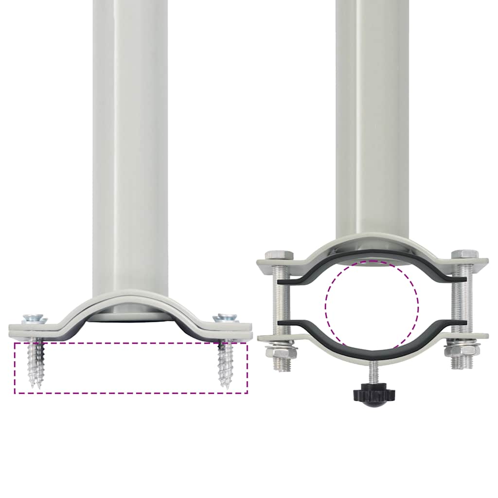 Ausziehbare Seitenmarkise 60×300 cm Creme