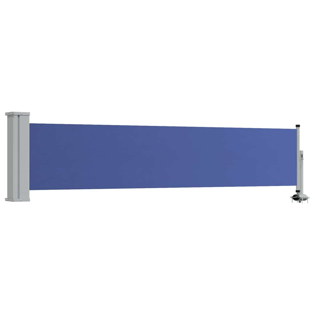 Ausziehbare Seitenmarkise 60×300 cm Blau