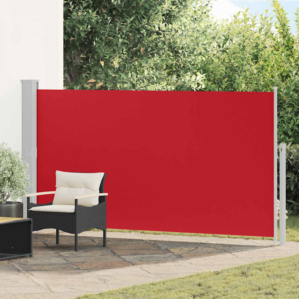 Ausziehbare Seitenmarkise 170×300 cm Rot