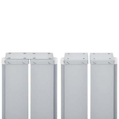 Ausziehbare Seitenmarkise Rot 120 x 600 cm