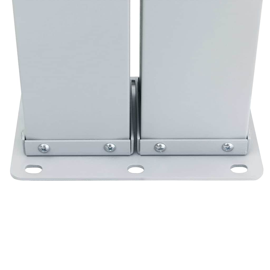 Ausziehbare Seitenmarkise 170 x 600 cm Rot