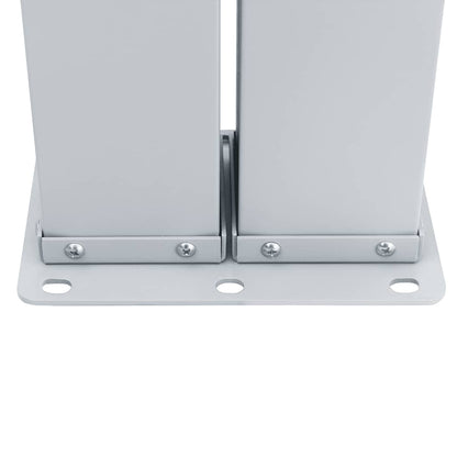 Ausziehbare Seitenmarkise Blau 120 x 1000 cm