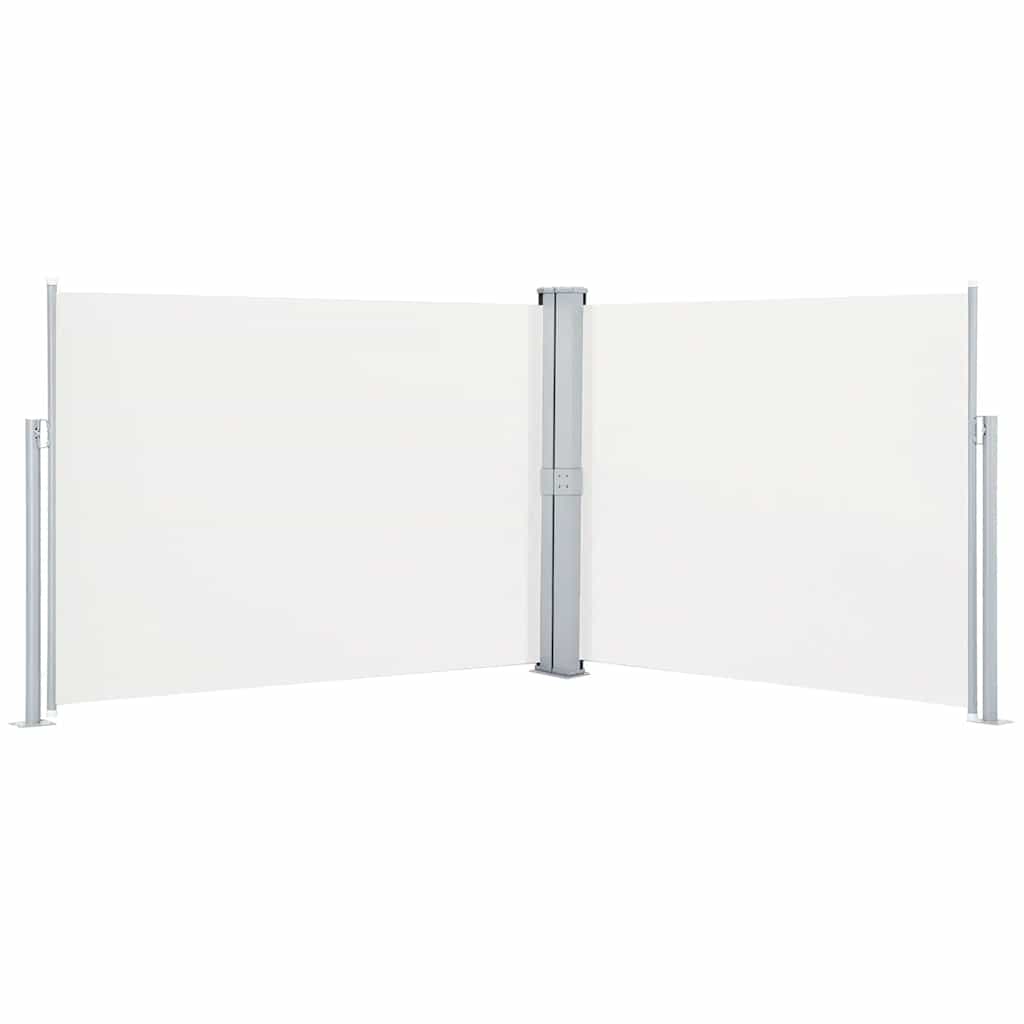 Ausziehbare Seitenmarkise Creme 140 x 1000 cm