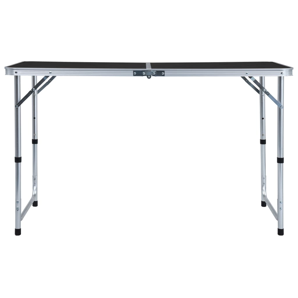 Campingtisch Klappbar Grau Aluminium 120x60 cm