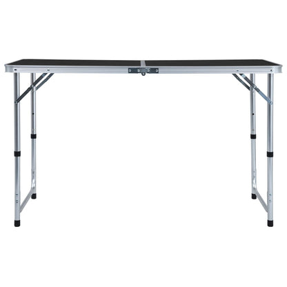 Campingtisch Klappbar Grau Aluminium 120x60 cm