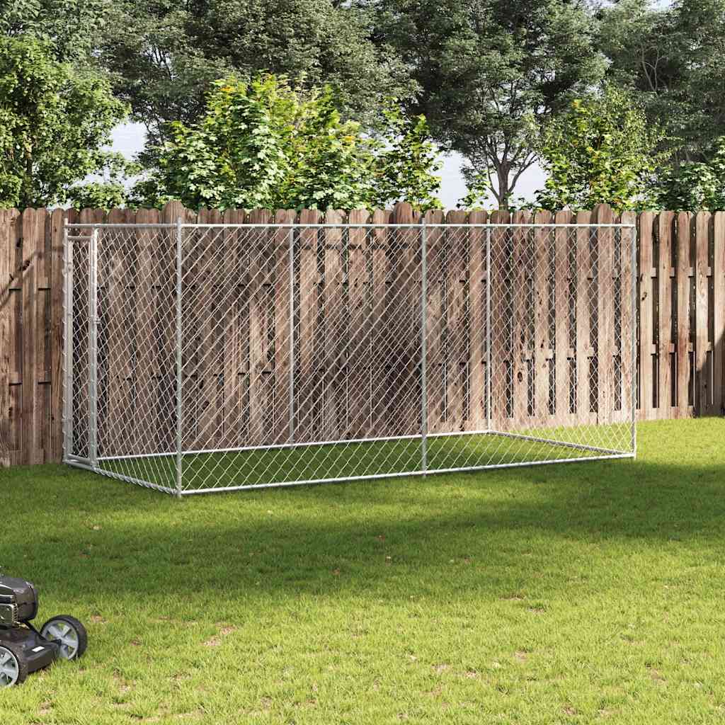 Outdoor-Hundezwinger 382x192x185 cm