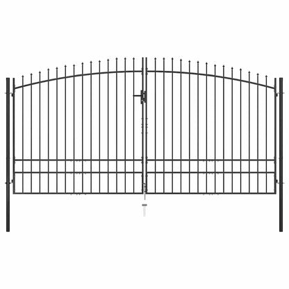 Doppeltür-Gartentor Woerden mit Speerspitze 400 x 249,5 cm