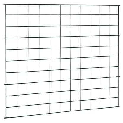 Gartenzaun Set 77,5x64 cm Grün