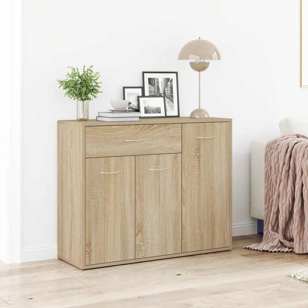 Sideboard Sonoma-Eiche 88x30x70 cm Holzwerkstoff