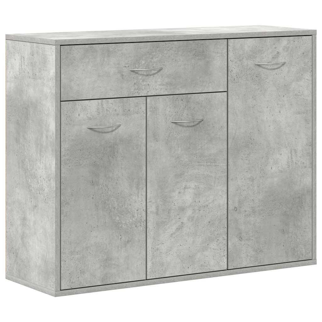 Sideboard Betongrau 88x30x70 cm Holzwerkstoff