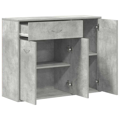 Sideboard Betongrau 88x30x70 cm Holzwerkstoff