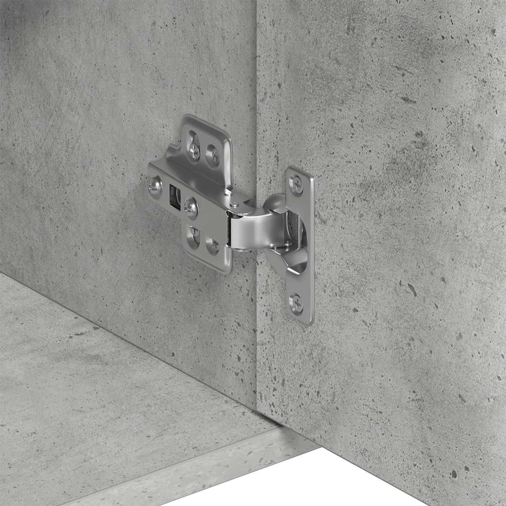 Sideboard Betongrau 88x30x70 cm Holzwerkstoff