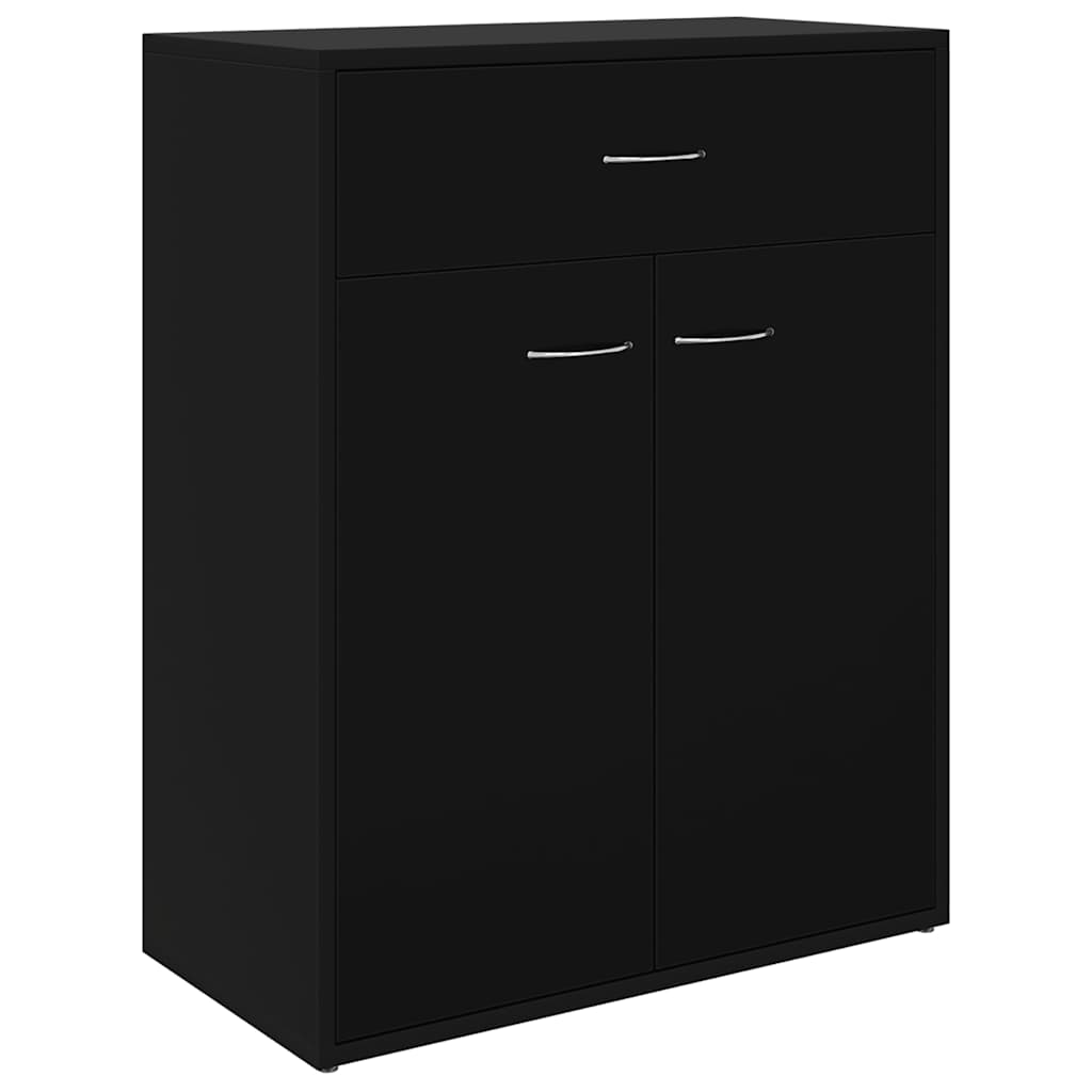 Sideboard Schwarz 60x30x75 cm Holzwerkstoff