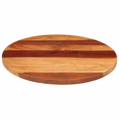 Tischplatte Massivholz Palisander Rund 25-27 mm 60 cm