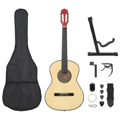 12.-tlg. Klassische Gitarre Set für Anfänger 4/4 39"