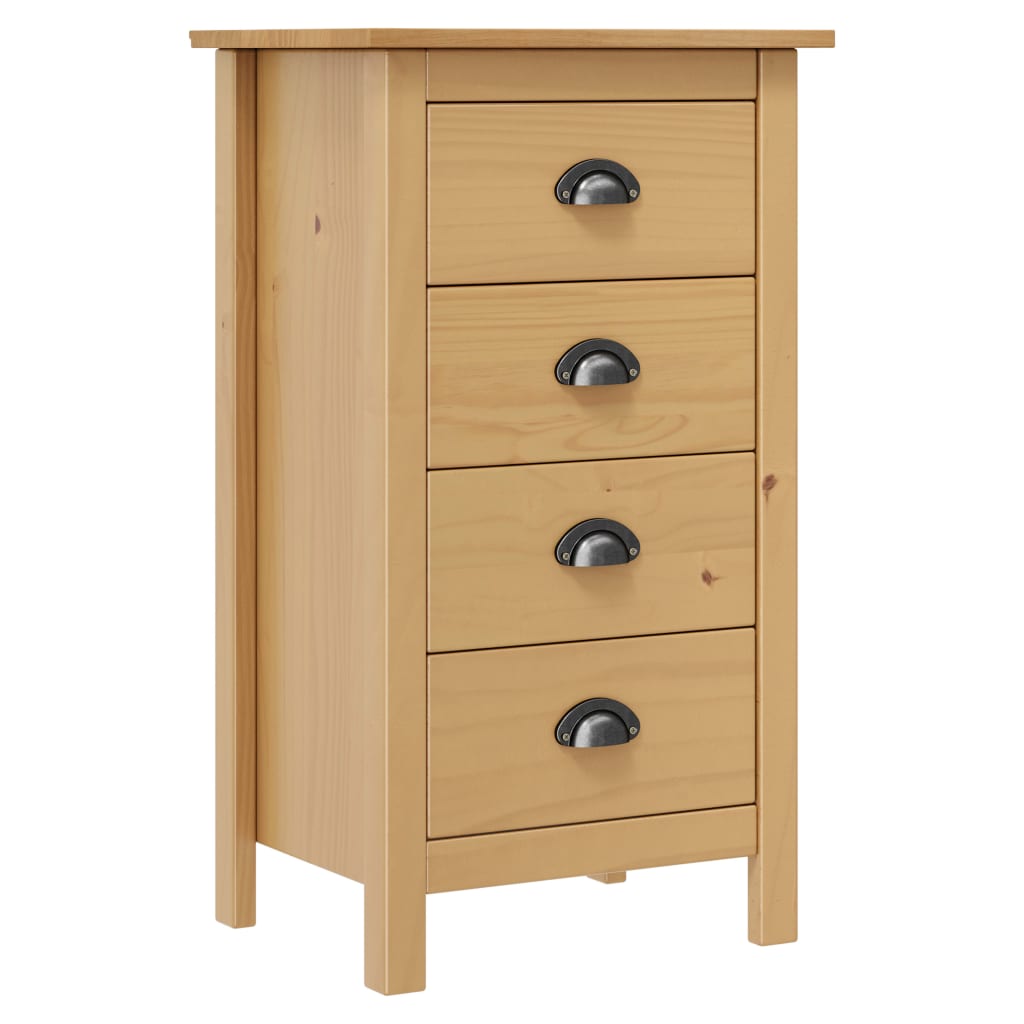 Sideboard Hill 46x35x80 cm Massivholz Kiefer