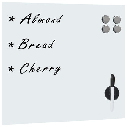 Magnettafel Wandmontage Glas 40x40 cm