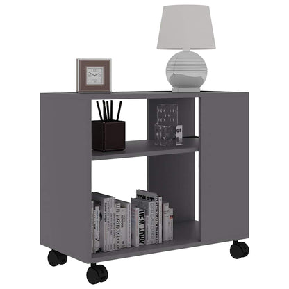 Beistelltisch Grau 70x35x55 cm Holzwerkstoff