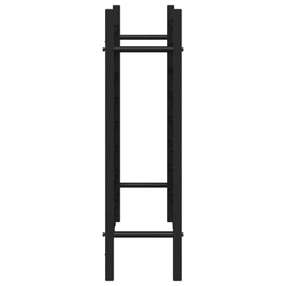 Weinregal für 48 Flaschen Schwarz Metall