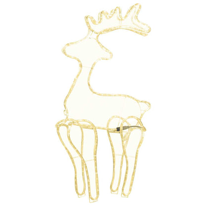 Rentier Weihnachtsdekoration mit Mesh 306 LEDs 60x24x89 cm