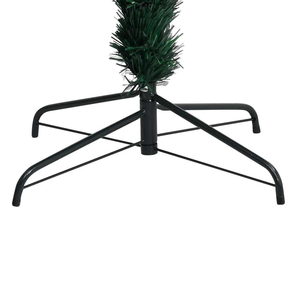 Künstlicher Weihnachtsbaum mit Ständer Grün 150 cm Glasfaser