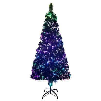 Künstlicher Weihnachtsbaum mit Ständer Grün 180 cm Glasfaser