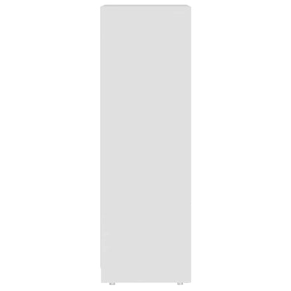 Badezimmerschrank Weiß 30x30x95 cm Holzwerkstoff