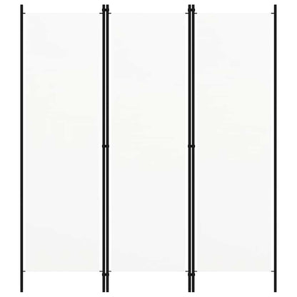 3-tlg. Raumteiler Weiß 150x180 cm