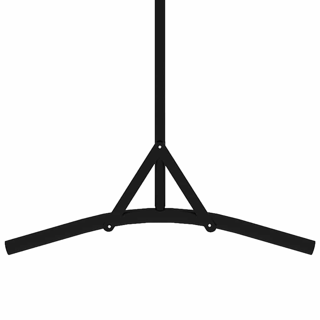 Paravent Schwarz 175x180 cm Stoff